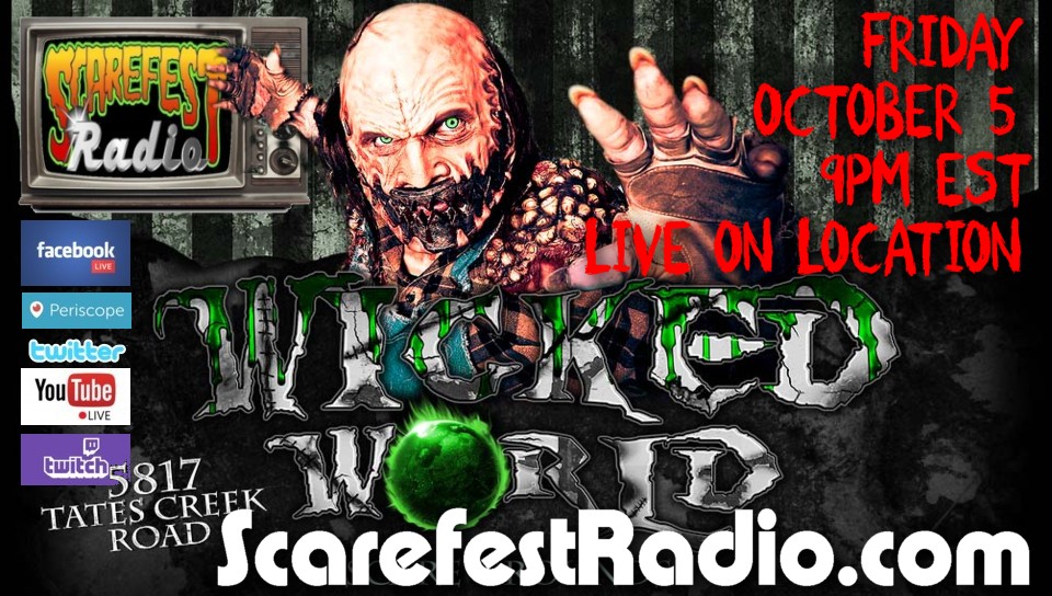 Scarefest Radio On Location at Wicked World Scaregrounds SF12 E3
