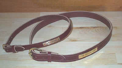 Kentucky Harness Belt with Brass Nameplate
